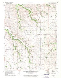 Download a high-resolution, GPS-compatible USGS topo map for White City NE, KS (1974 edition)