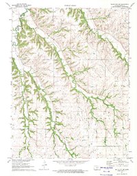 Download a high-resolution, GPS-compatible USGS topo map for White City NW, KS (1974 edition)