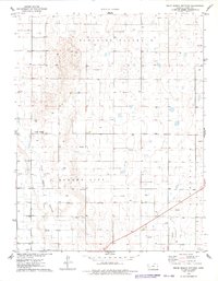 preview thumbnail of historical topo map of Finney County, KS in 1976