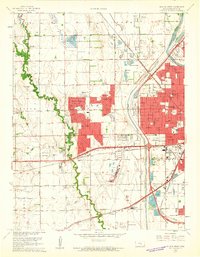Download a high-resolution, GPS-compatible USGS topo map for Wichita West, KS (1961 edition)