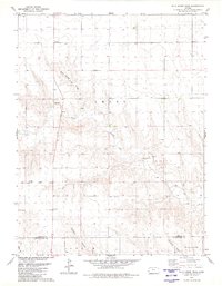 Download a high-resolution, GPS-compatible USGS topo map for Wild Horse Draw, KS (1980 edition)