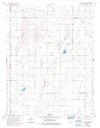Download a high-resolution, GPS-compatible USGS topo map for Wild Horse Lake, KS (1993 edition)
