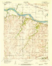 Download a high-resolution, GPS-compatible USGS topo map for Willard, KS (1954 edition)