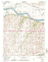 Download a high-resolution, GPS-compatible USGS topo map for Willard, KS (1986 edition)