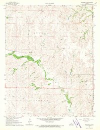 Download a high-resolution, GPS-compatible USGS topo map for Wilmore SE, KS (1970 edition)