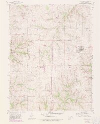 1959 Map of Winchester, 1979 Print