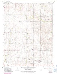 Download a high-resolution, GPS-compatible USGS topo map for Windom, KS (1985 edition)