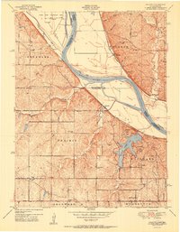 Download a high-resolution, GPS-compatible USGS topo map for Wolcott, KS (1951 edition)