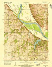 Download a high-resolution, GPS-compatible USGS topo map for Wolcott, KS (1954 edition)