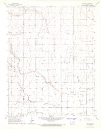preview thumbnail of historical topo map of Finney County, KS in 1965