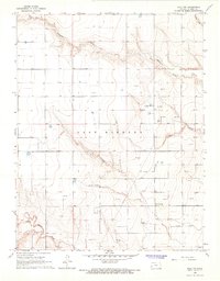 Download a high-resolution, GPS-compatible USGS topo map for Wolf NW, KS (1967 edition)
