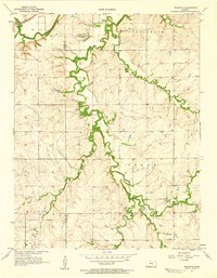 Download a high-resolution, GPS-compatible USGS topo map for Wonsevu, KS (1958 edition)