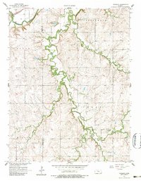 Download a high-resolution, GPS-compatible USGS topo map for Wonsevu, KS (1983 edition)