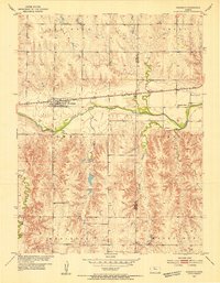 Download a high-resolution, GPS-compatible USGS topo map for Woodston, KS (1954 edition)