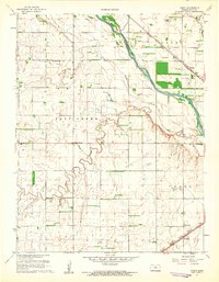 Download a high-resolution, GPS-compatible USGS topo map for Yaggy, KS (1961 edition)