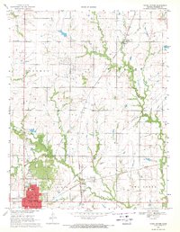 Download a high-resolution, GPS-compatible USGS topo map for Yates Center, KS (1971 edition)
