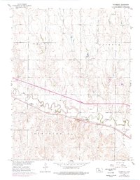 Download a high-resolution, GPS-compatible USGS topo map for Yocemento, KS (1977 edition)