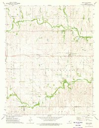 Download a high-resolution, GPS-compatible USGS topo map for Zenda, KS (1975 edition)