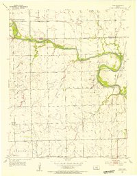 Download a high-resolution, GPS-compatible USGS topo map for Zyba, KS (1956 edition)