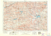 1955 Map of Beloit, 1971 Print