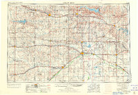 1955 Map of Great Bend, 1973 Print