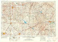 preview thumbnail of historical topo map of Hutchinson, Reno County, KS in 1955