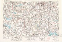 1956 Map of Mound City, KS, 1976 Print