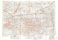1955 Map of Woods County, OK, 1973 Print