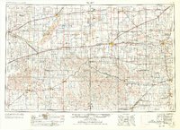 1955 Map of Abbyville, KS, 1978 Print
