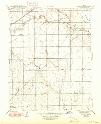 Download a high-resolution, GPS-compatible USGS topo map for Bayneville, KS (1949 edition)