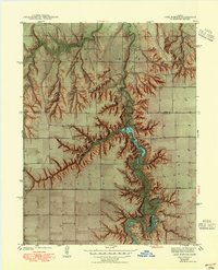 Download a high-resolution, GPS-compatible USGS topo map for Lake Mc Bride, KS (1955 edition)