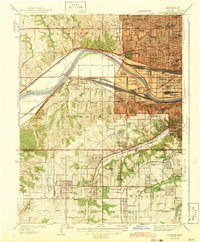 Download a high-resolution, GPS-compatible USGS topo map for Shawnee, KS (1943 edition)