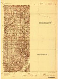 Download a high-resolution, GPS-compatible USGS topo map for Bonner Springs, KS (1934 edition)