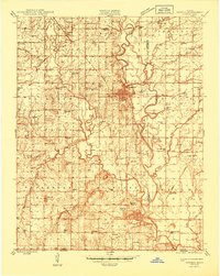 Download a high-resolution, GPS-compatible USGS topo map for Oswego, KS (1946 edition)