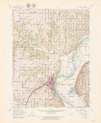 preview thumbnail of historical topo map of Atchison, KS in 1960