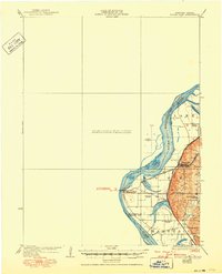 preview thumbnail of historical topo map of Atchison, KS in 1926