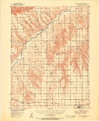 preview thumbnail of historical topo map of Cheyenne County, KS in 1951