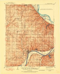 Download a high-resolution, GPS-compatible USGS topo map for Bonner Springs, KS (1950 edition)