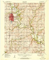 Download a high-resolution, GPS-compatible USGS topo map for Chanute, KS (1951 edition)