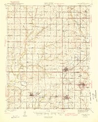 1945 Map of Cherokee