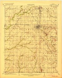 Download a high-resolution, GPS-compatible USGS topo map for Columbus, KS (1918 edition)