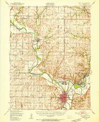 Download a high-resolution, GPS-compatible USGS topo map for Fort Riley, KS (1954 edition)