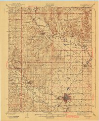 Download a high-resolution, GPS-compatible USGS topo map for Fredonia, KS (1943 edition)