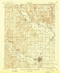 preview thumbnail of historical topo map of Fredonia, KS in 1942