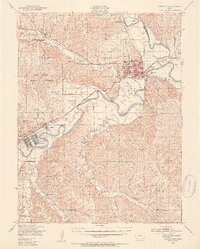 preview thumbnail of historical topo map of Manhattan, KS in 1947