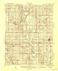 Download a high-resolution, GPS-compatible USGS topo map for Mc Cune, KS (1945 edition)