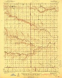 preview thumbnail of historical topo map of Scott County, KS in 1941