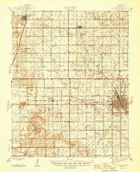 1947 Map of Parsons, KS