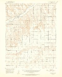 preview thumbnail of historical topo map of Cheyenne County, KS in 1952