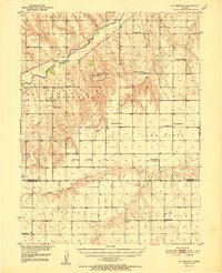preview thumbnail of historical topo map of Cheyenne County, KS in 1952